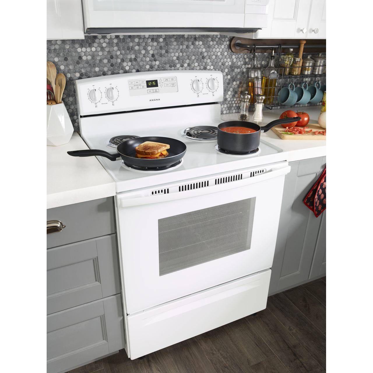 Amana 30-inch Freestanding Electric Range ACR4303MFW