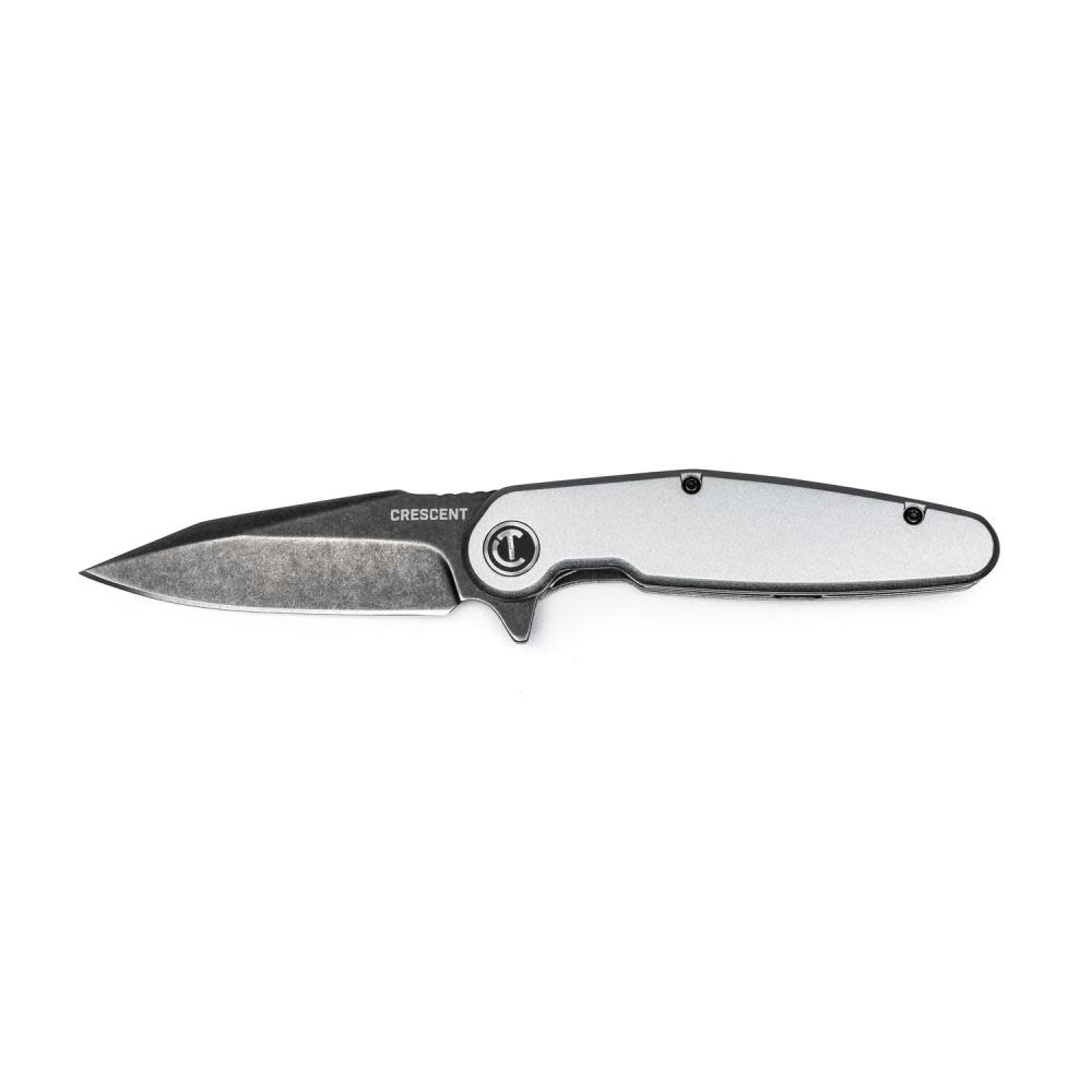 3-1/2 Harpoon Blade Aluminum Handle Pocket Knife