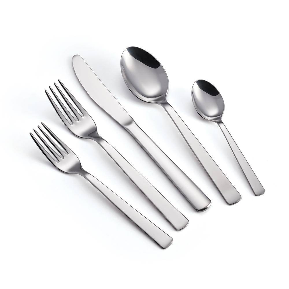 Tramontina Oslo 20-Piece 180 Stainless Steel Flatware Set (Service for 4) 80324001DS