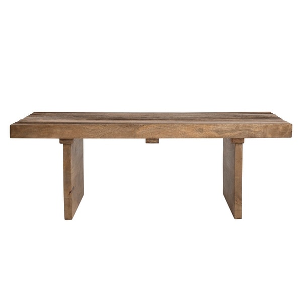 Slatted Wood Coffee Table - 46.0