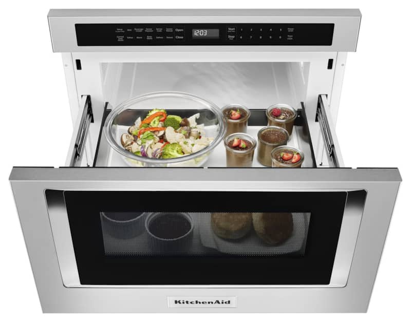 KitchenAid 24 Stainless Steel Under-Counter Microwave Drawer