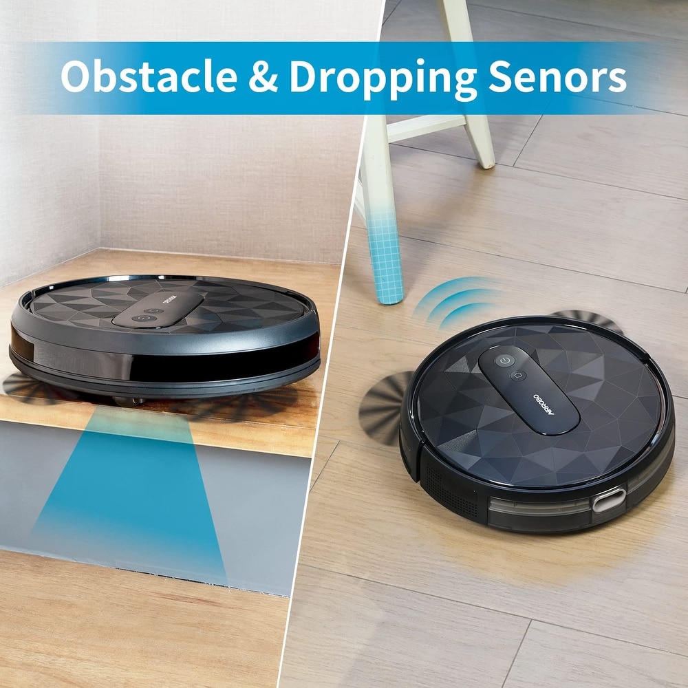 Robot Vacuum Cleaner with 2800Pa Suction Power  App Control  120 Mins Runtime  Self Charging Robotic Vacuum Cleaner for Carpet