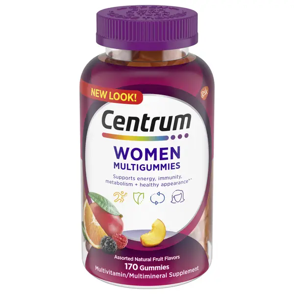 Centrum Multigummies Multivitamin for Women Assorted Fruit Flavor 170-Count