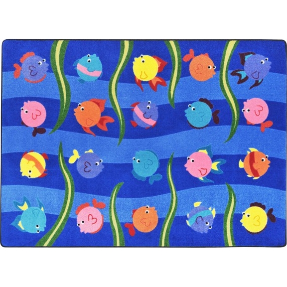 Joy Carpets 1798 Friendly Fish Rug