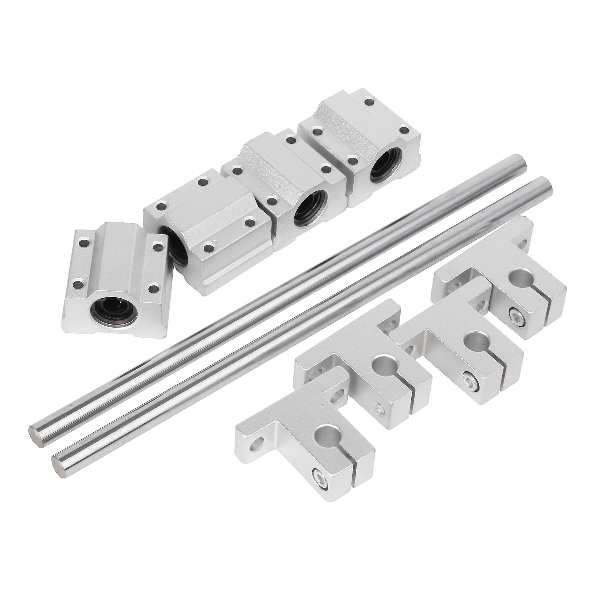 Metal Shaft Optical Ball Bear Linear Rail Support Set