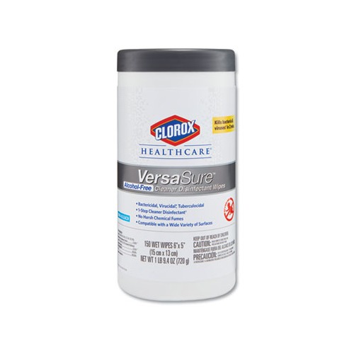 Clorox VersaSure Cleaner Disinfectant Wipes  CLO31758EA