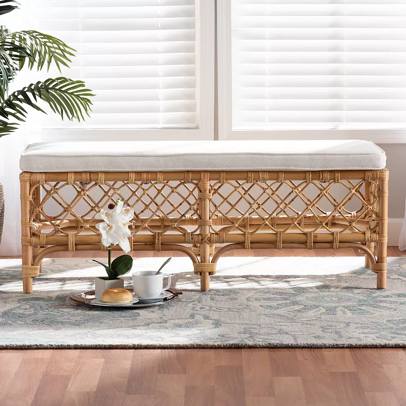 bali and pari Orchard Rattan Bench