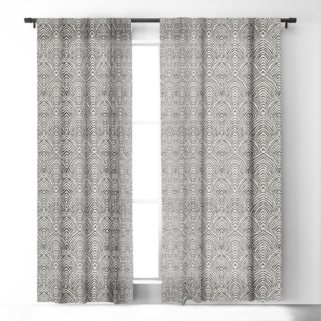 1pc Blackout Window Curtain Panel Deny Designs