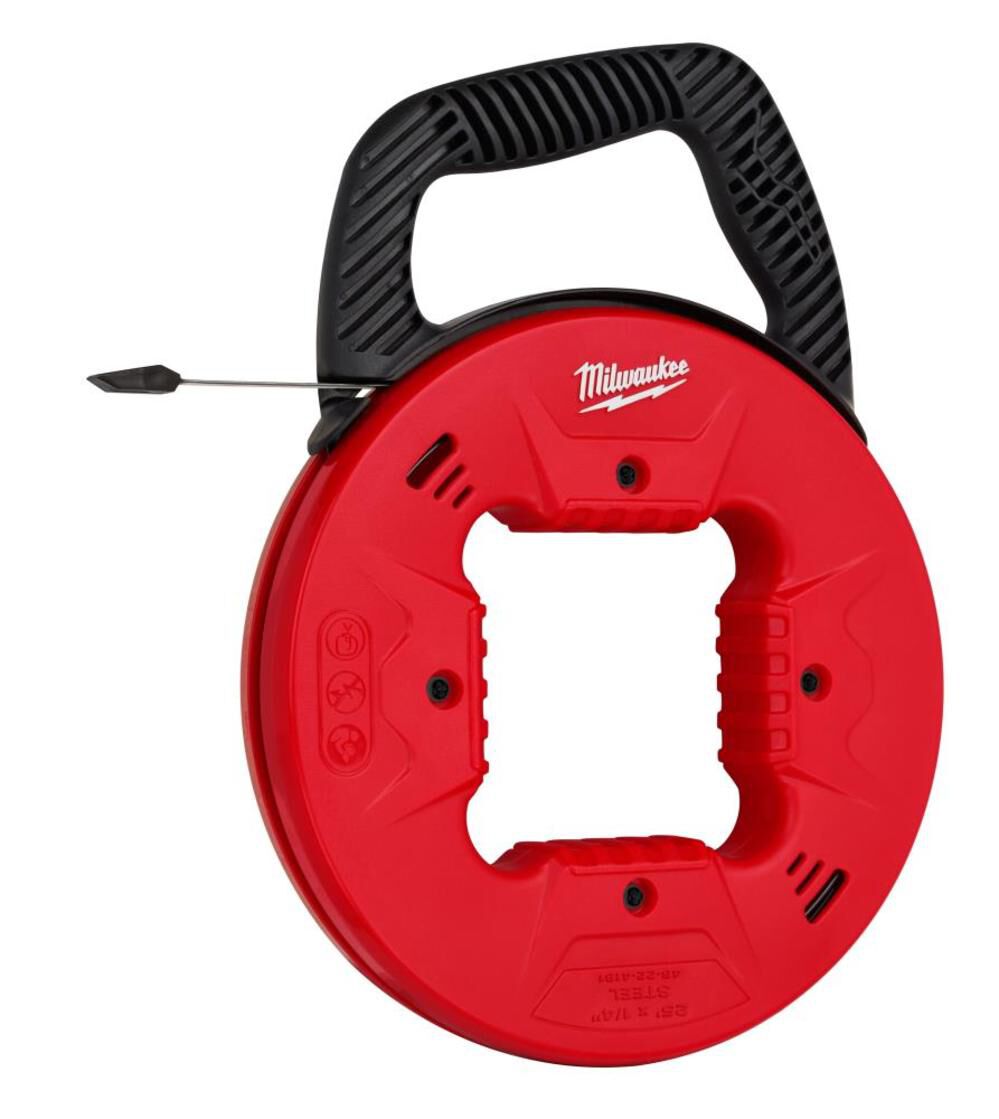 Milwaukee 25 Ft. 1/4 in. Steel Fish Tape with Low Profile Tip 48-22-4181 from Milwaukee