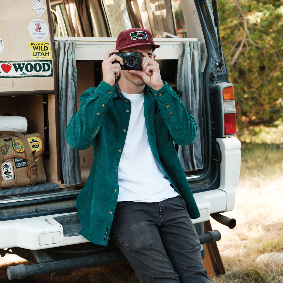 Backcountry Corduroy Shirt - Storm Green