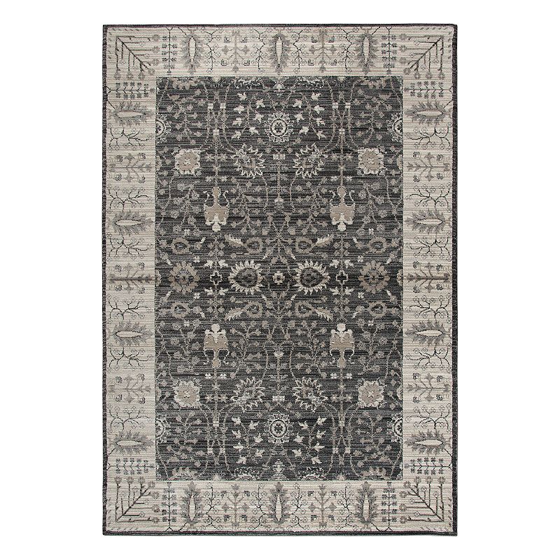 Rizzy Home Panache Traditional Distressed Ornate III Geometric Rug