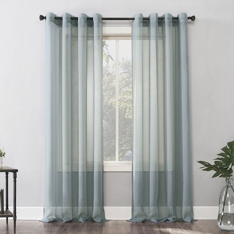 No. 918 Emily Sheer Voile Grommet Single Curtain Panel