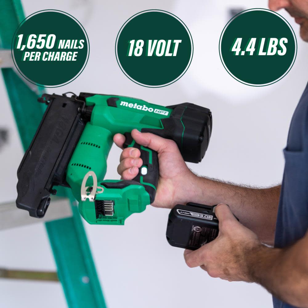 Metabo HPT 18V Compact Brad Nailer Cordless 18 Gauge Bare Tool ;