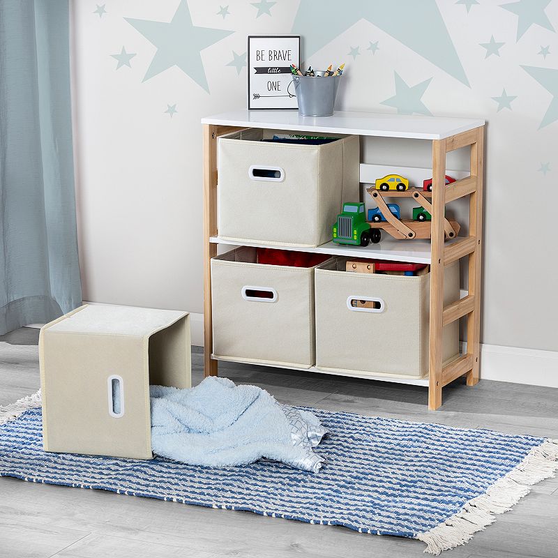 Honey-Can-Do 4-Bin Kids Room or Playroom Organizer