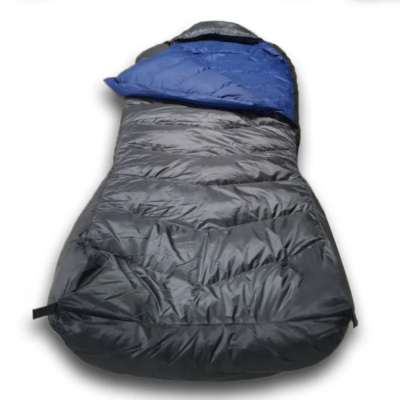 Winter Outdoor Warm Duck Down Sleeping Bag Windproof Mummy Sleeping Bag Adult