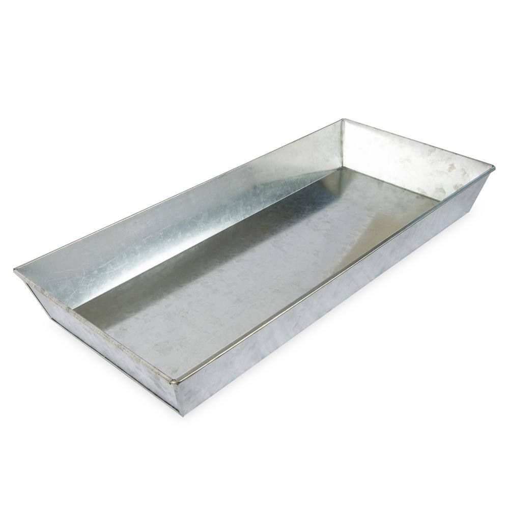 Achla Designs Large Versatile Galvanized Steel Tray 24 in. W Antique Finish C-91