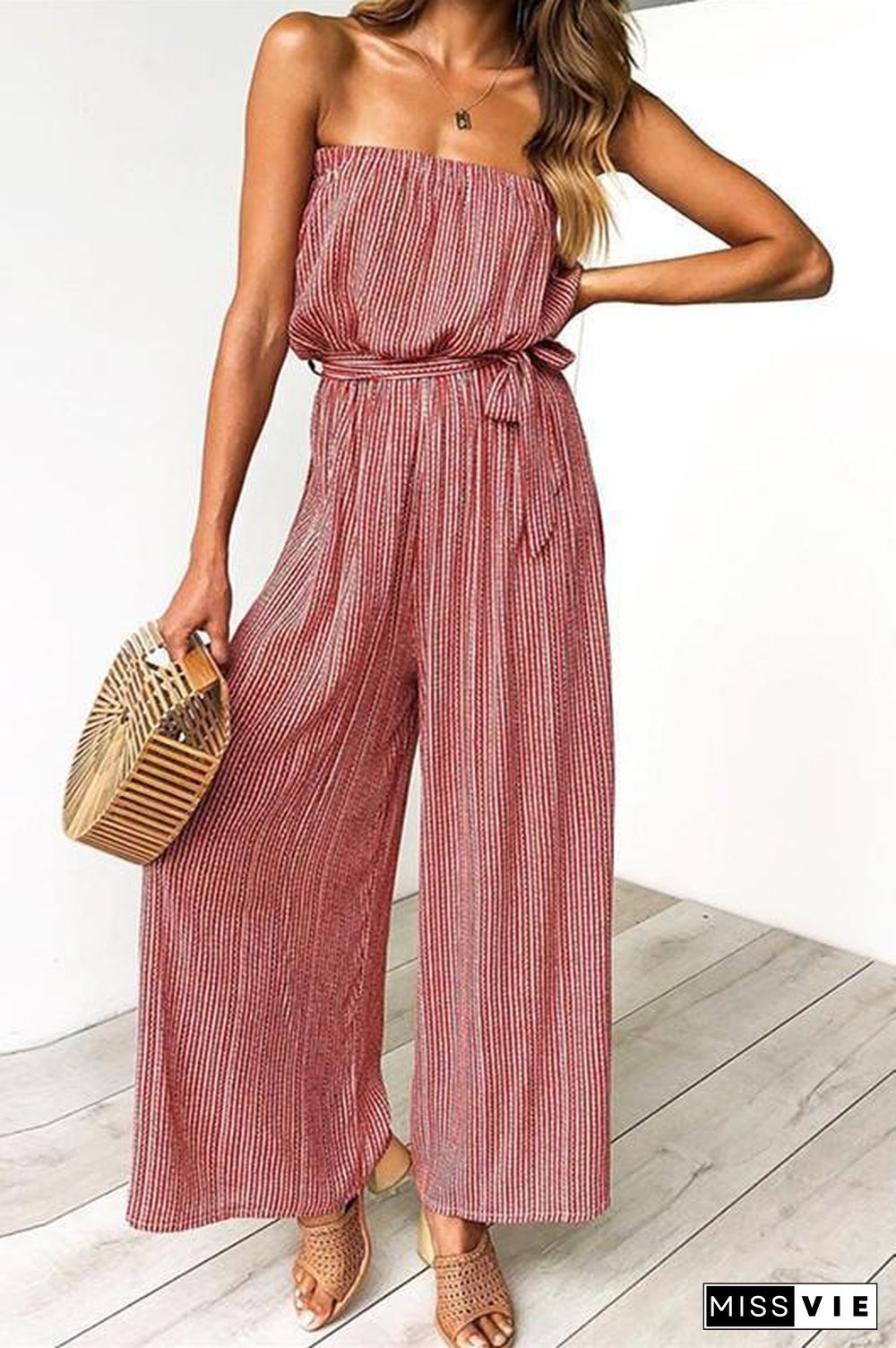 KarliDress Mimi Beauty Wide Leg Jumpsuits P12651