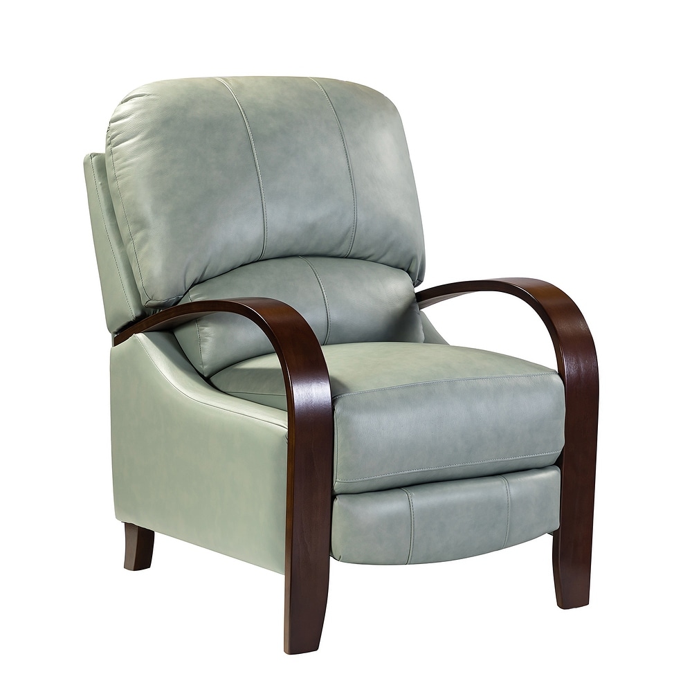 Alexandra Genuine Leather Manual Recliner