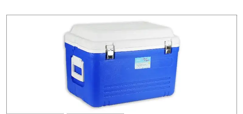 Original factory supply outdoor portable dual use PE PP EPS 38L car cooler box for BBQ camping hiking traveling fishing