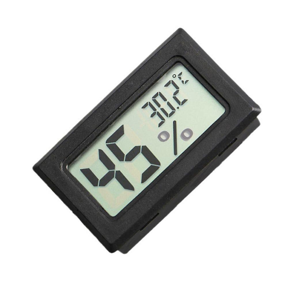 5pcs Mini Digital Lcd Temperature And Humidity Meter Pet Reptile Wireless Thermometer Hygrometer No.327294