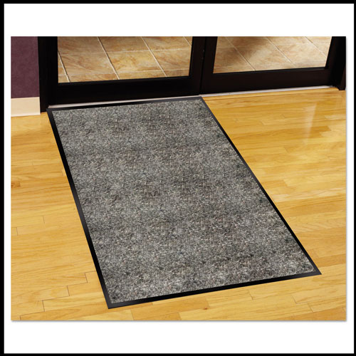 Millennium Mat Company Silver Series Indoor Walk-Off Mat | Polypropylene， 36 x 60， Pepper