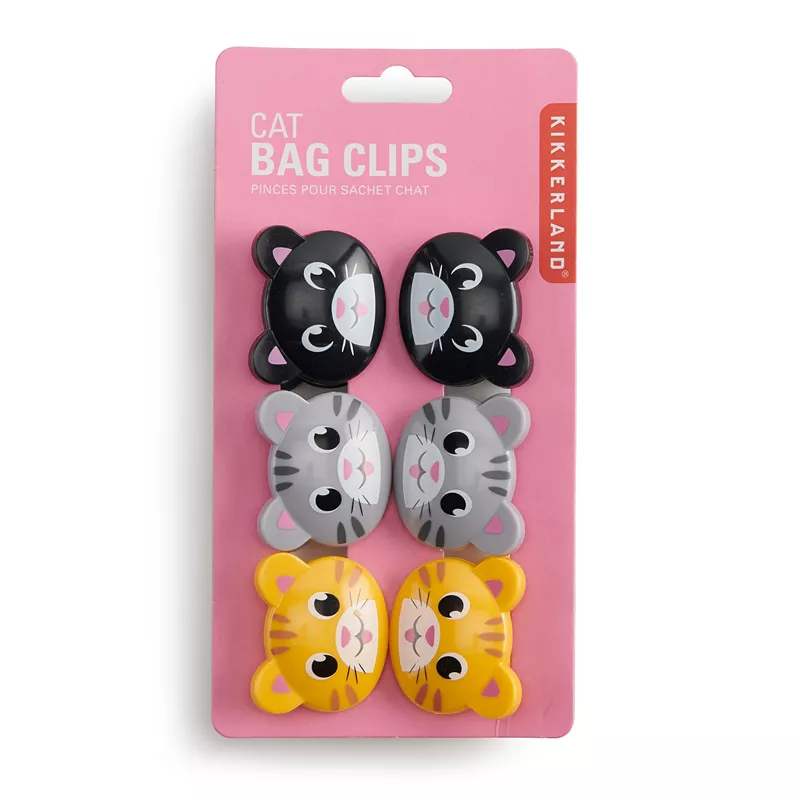 Kikkerland 6 pc Animal Bag Clips