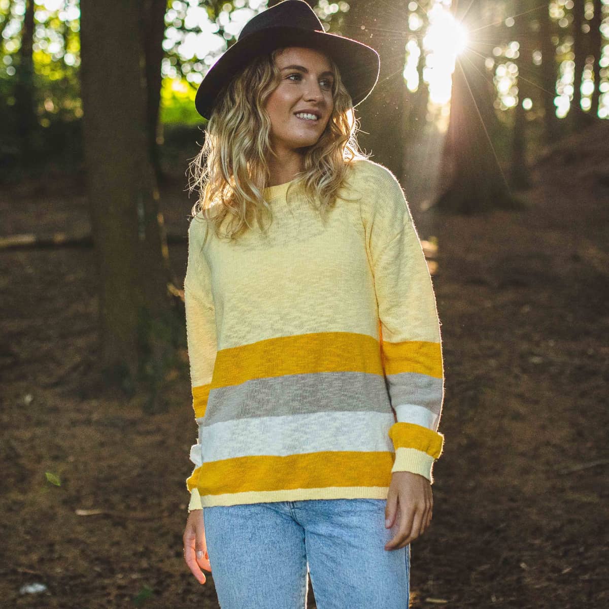 Dusk Knitted Jumper - Mellow Yellow