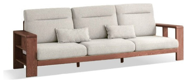 Oak Solid Wood Sectional Sofa   Transitional   Sofas   by GVAwood  Houzz