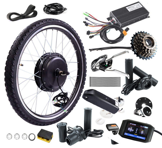 Ready to Ship 350W 500W 1000W Electric Bike Conversion Kit Battery MXUS electric bicycle conversion kit e cycle conversion kit