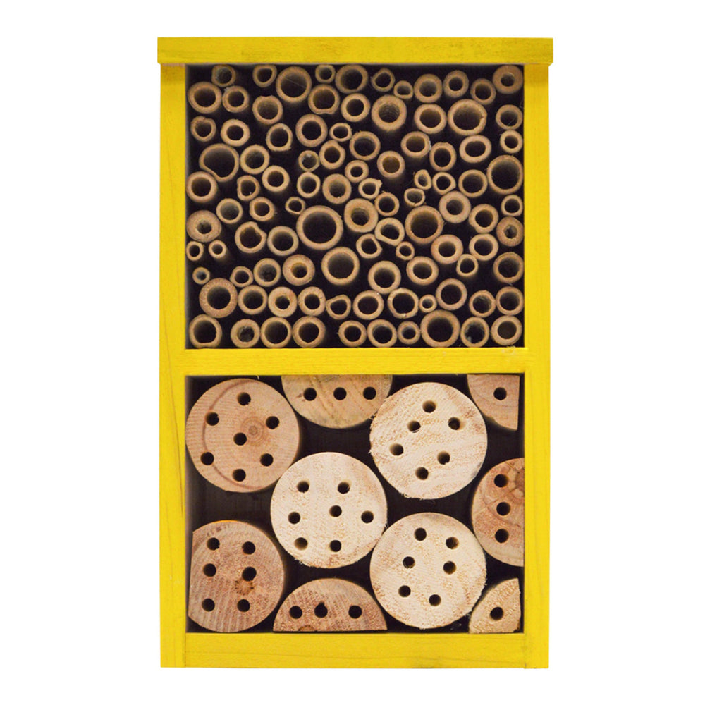 BEE HOUSE WOOD YELLOW