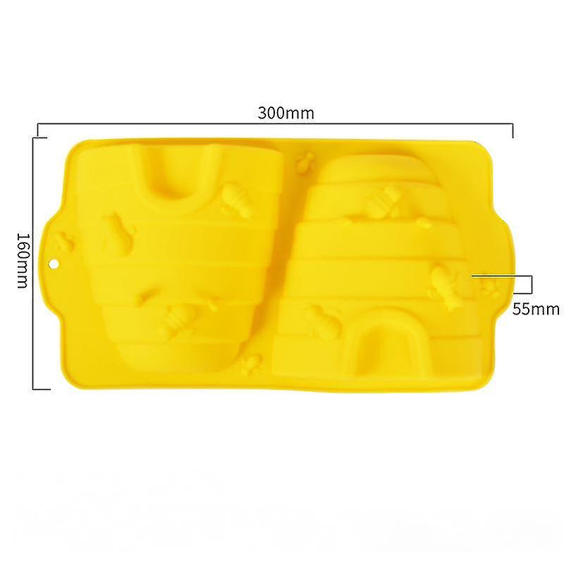 Large Beehive Silicone Cake Mold/bee Hive Cake Pan， Nonstick Bakeware Reveal Party Decorations