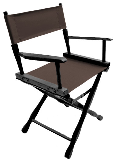 Gold Medal 18 quotBlack Classic Director  x27s Chair   Transitional   Folding Chairs And Stools   by Gold Medal  Houzz