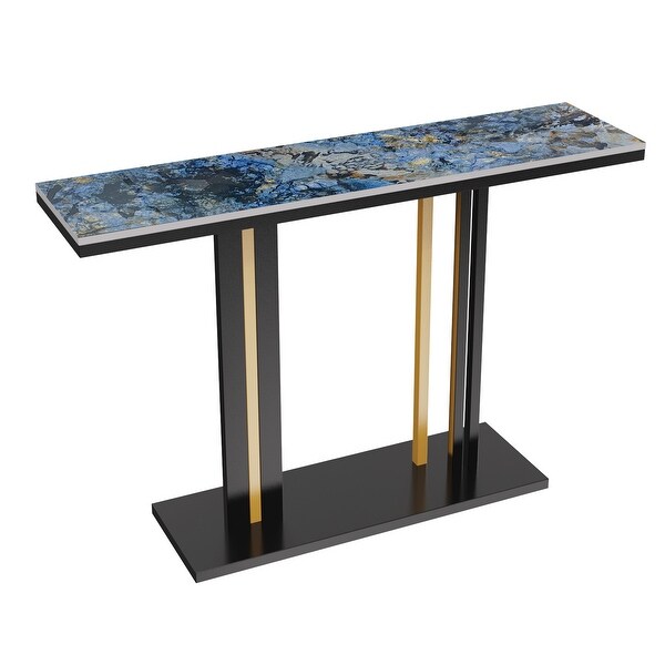 Modern Narrow Luxury Sintered Stone Console Table