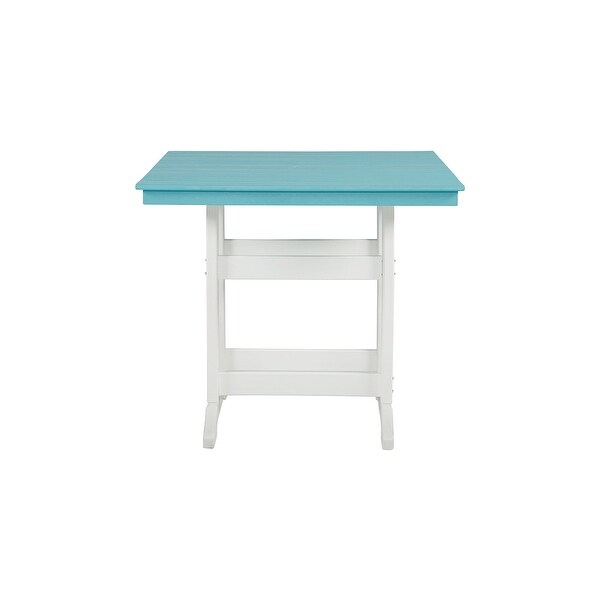 Signature Design by Ashley Eisely Square Outdoor Poly All Weather Counter Height Table