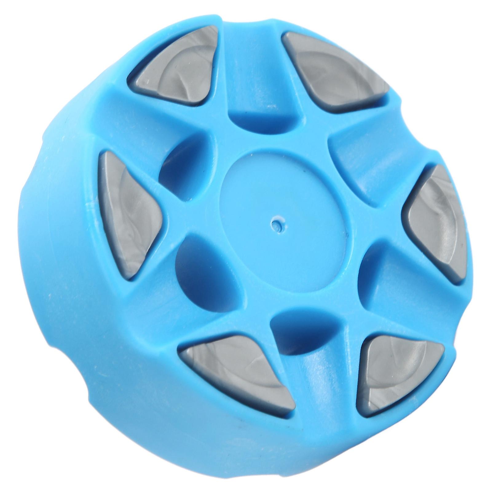 Hockey Puck Dense Texture Glossy Flat Easy Sliding Plastic Roller Hockey Puck For Daily Skating Traininglight Blue