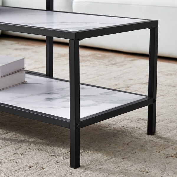 Square and rectangle Modern Nesting coffee table