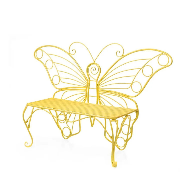 💒Last Day Special 70% off - Butterfly Metal Two People Outdoor Bench