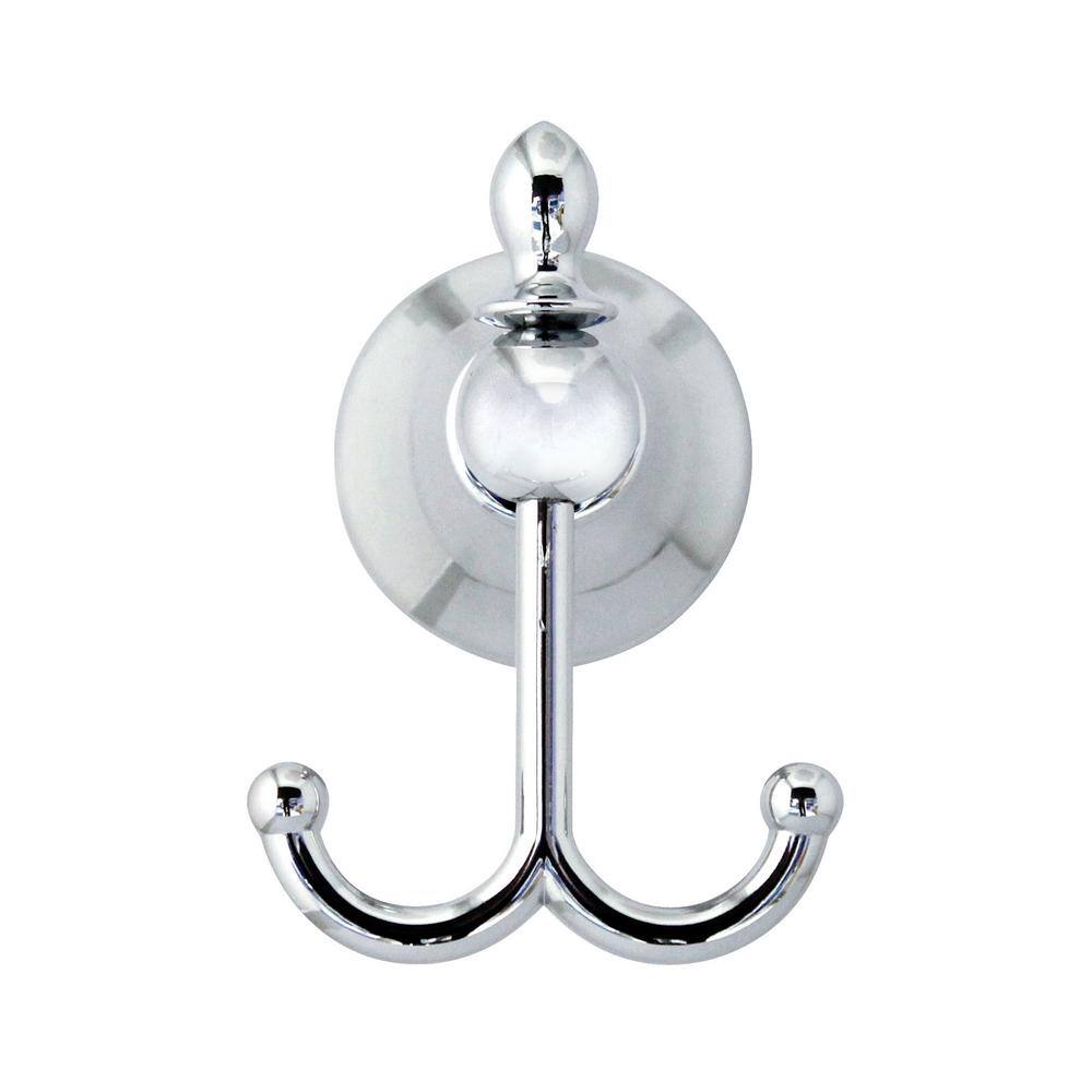 MODONA ANTICA Double Robe and Towel Hook in Polished Chrome 4054-PC