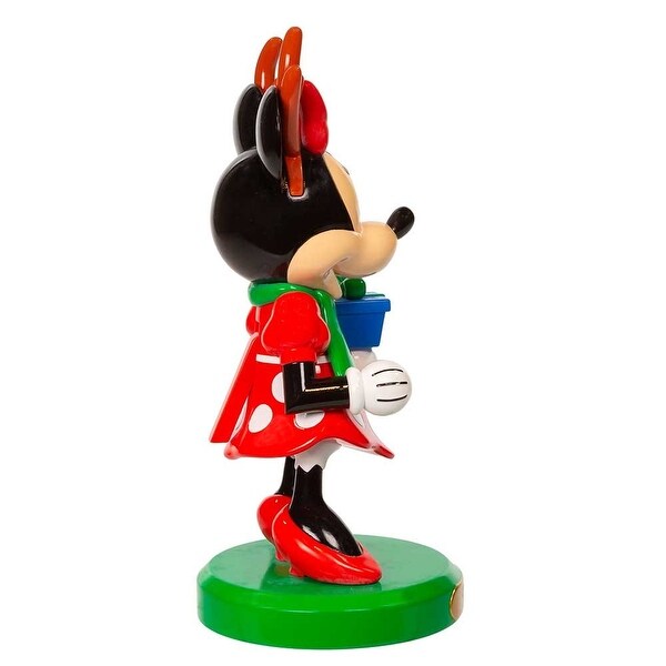 Kurt Adler 6Inch Disney© Minnie Mouse With Tree Nutcracker