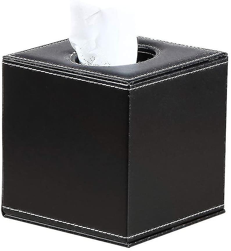 Tissue Box Cover Square， Upgrade 99% Compatible Large Size， Modern Tissue Box Holder For Napkin Faci