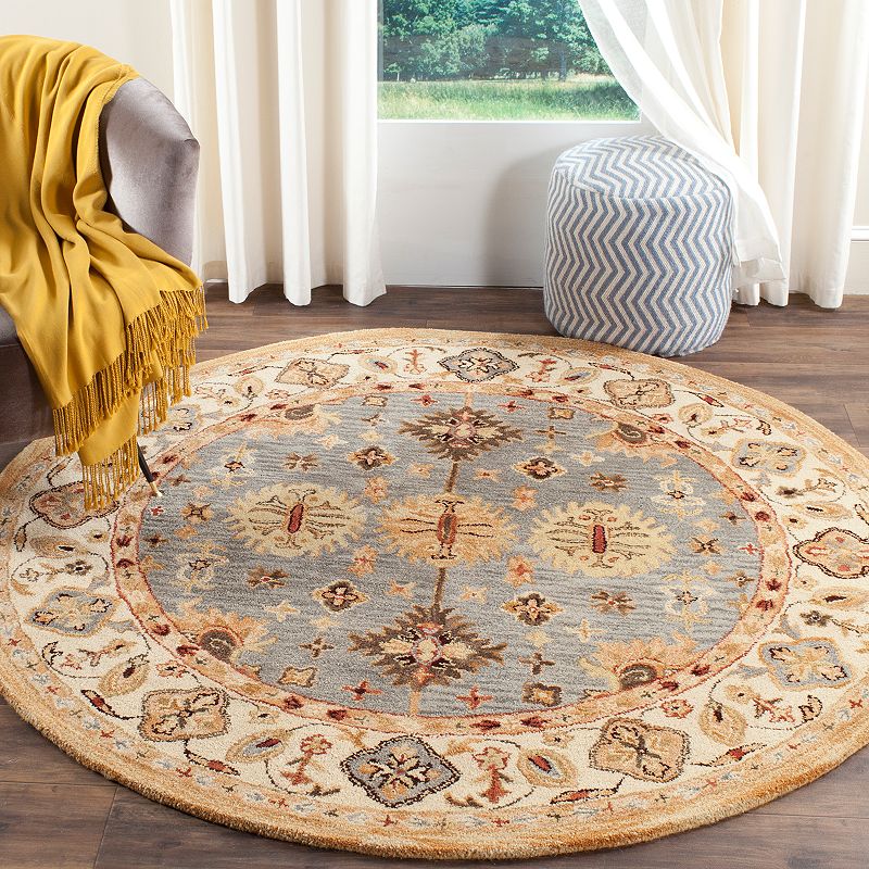 Safavieh Antiquity Sabrina Framed Floral Wool Rug