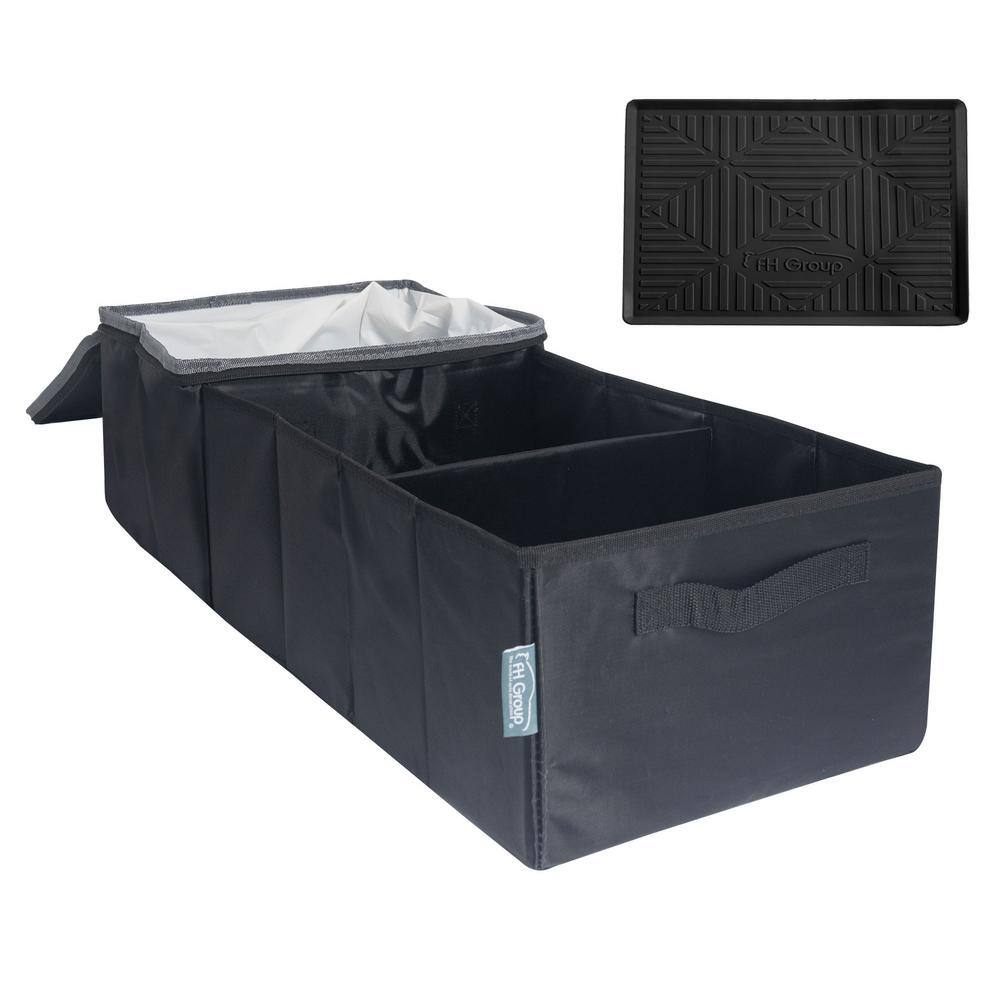 FH Group Nylon Triple Action Car Organizer with Cooler DMFH1140BLACK