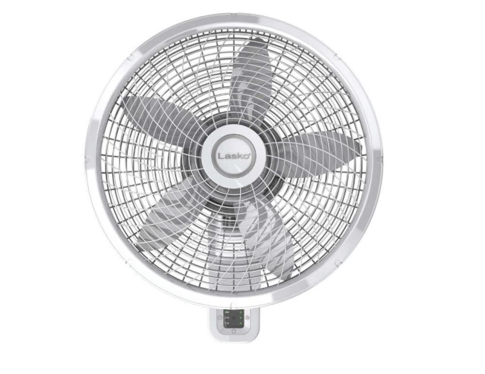 Lasko Oscillating Wall Mount Fan 22.5 H X 18 D 3 Speed