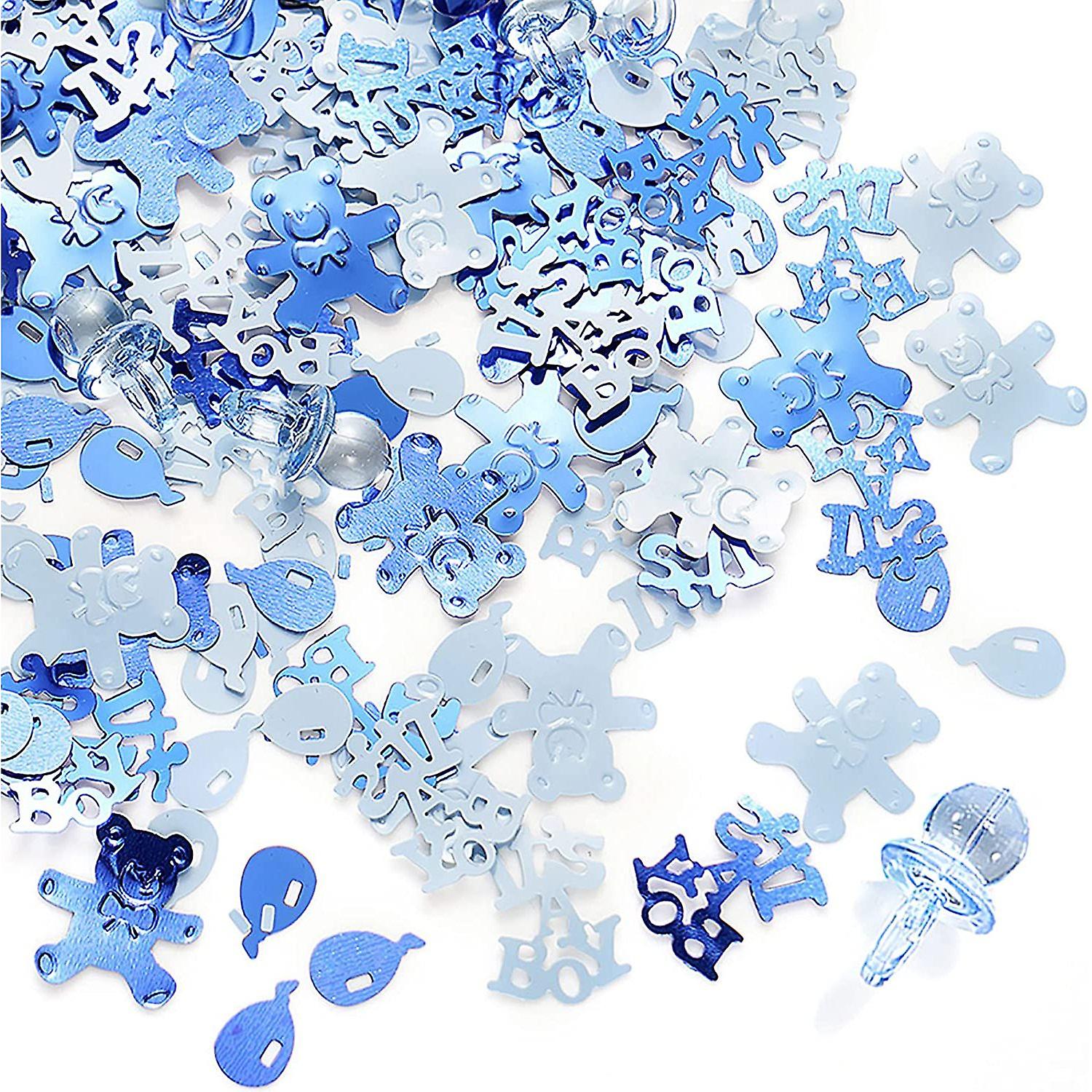 1210pcs Baby Shower Confetti Its A Boy Confetti Mini Acrylic Table Confetti Scatter Baby Shower Table Favor Decor For Baby Shower Birthday Party Decor