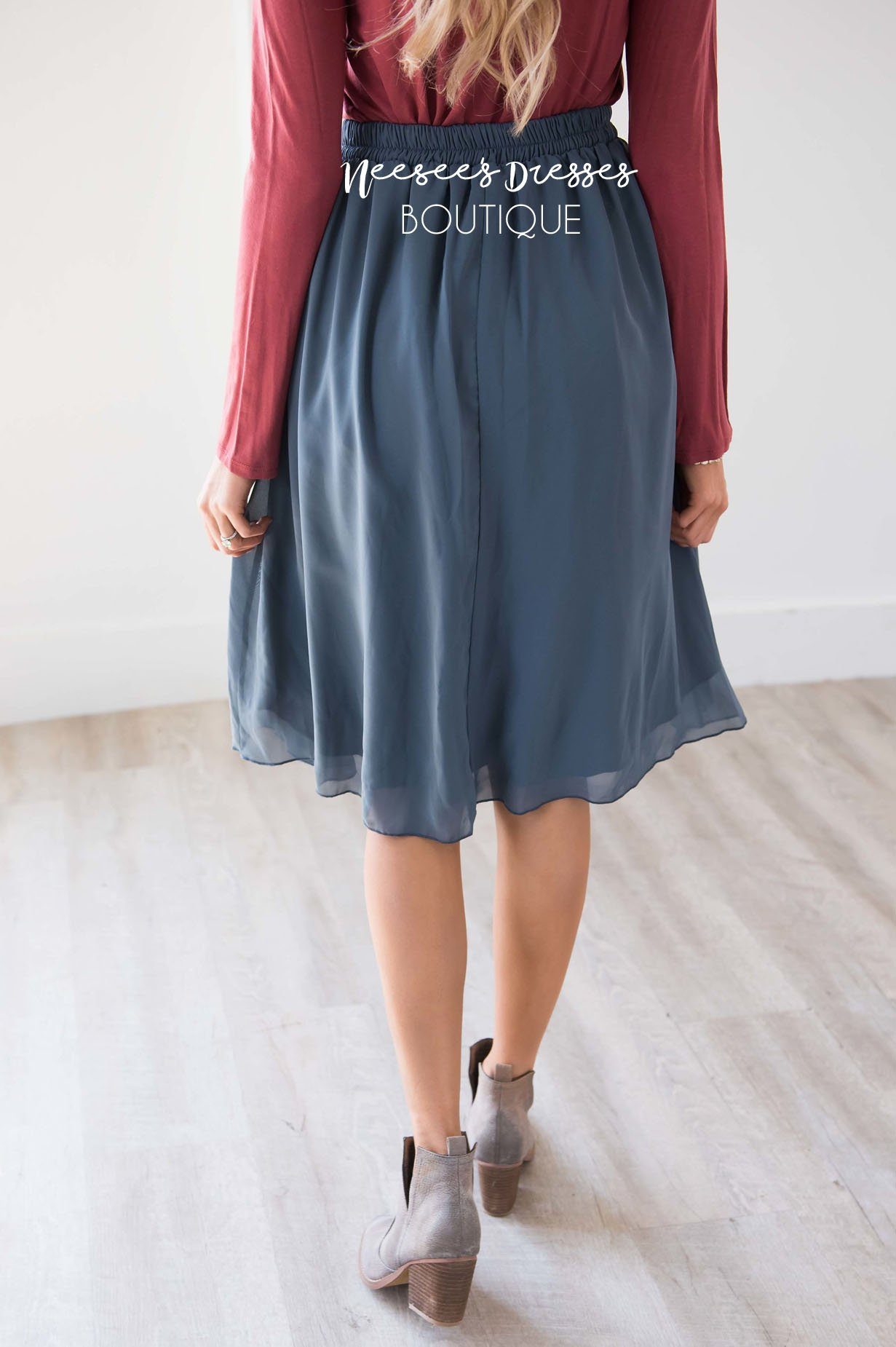 Unforgettably Yours Chiffon Skirt