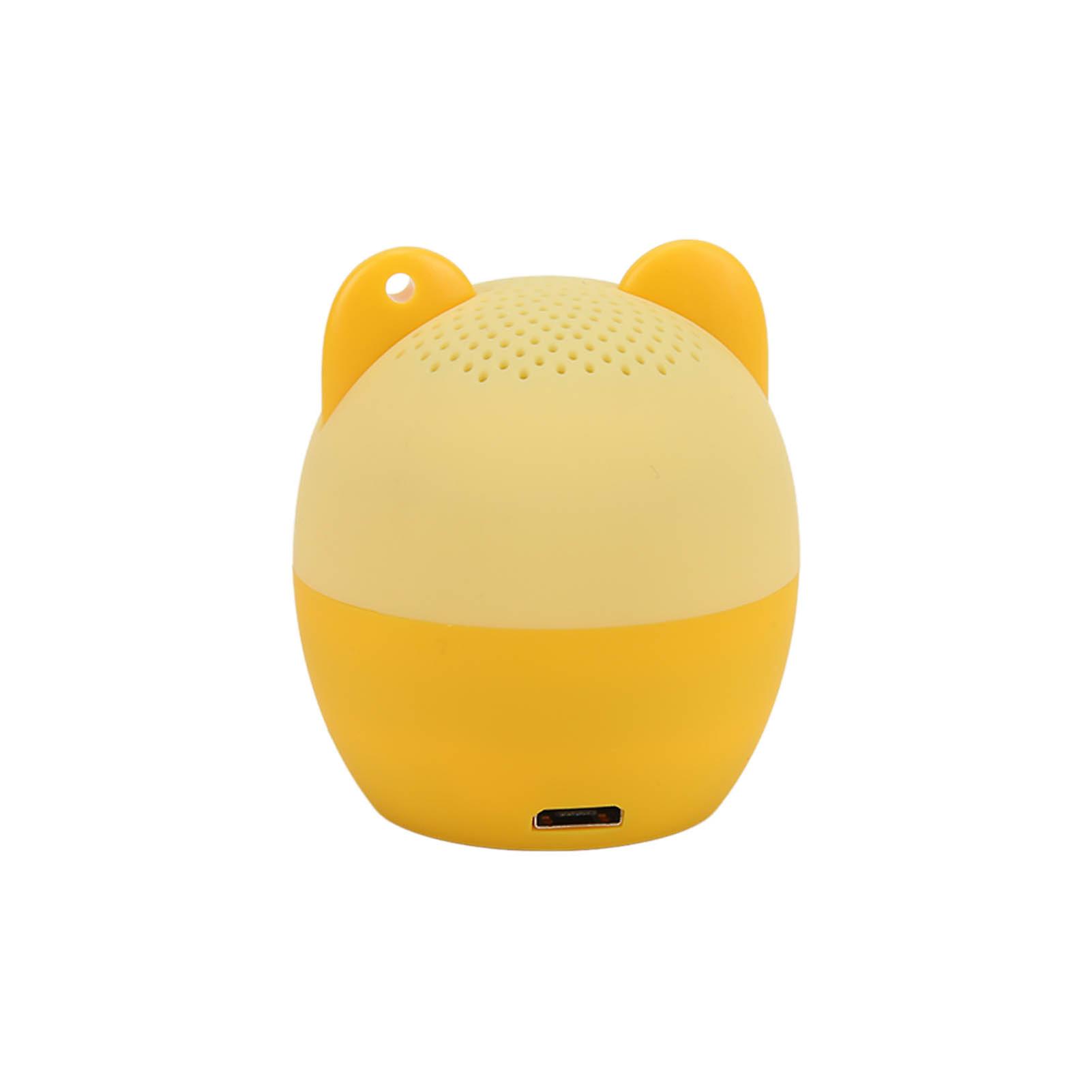 Pet Mini Bluetooth Speaker Cute Animal Wireless Loudspeaker With Selfie Function For Kidslittle Bear