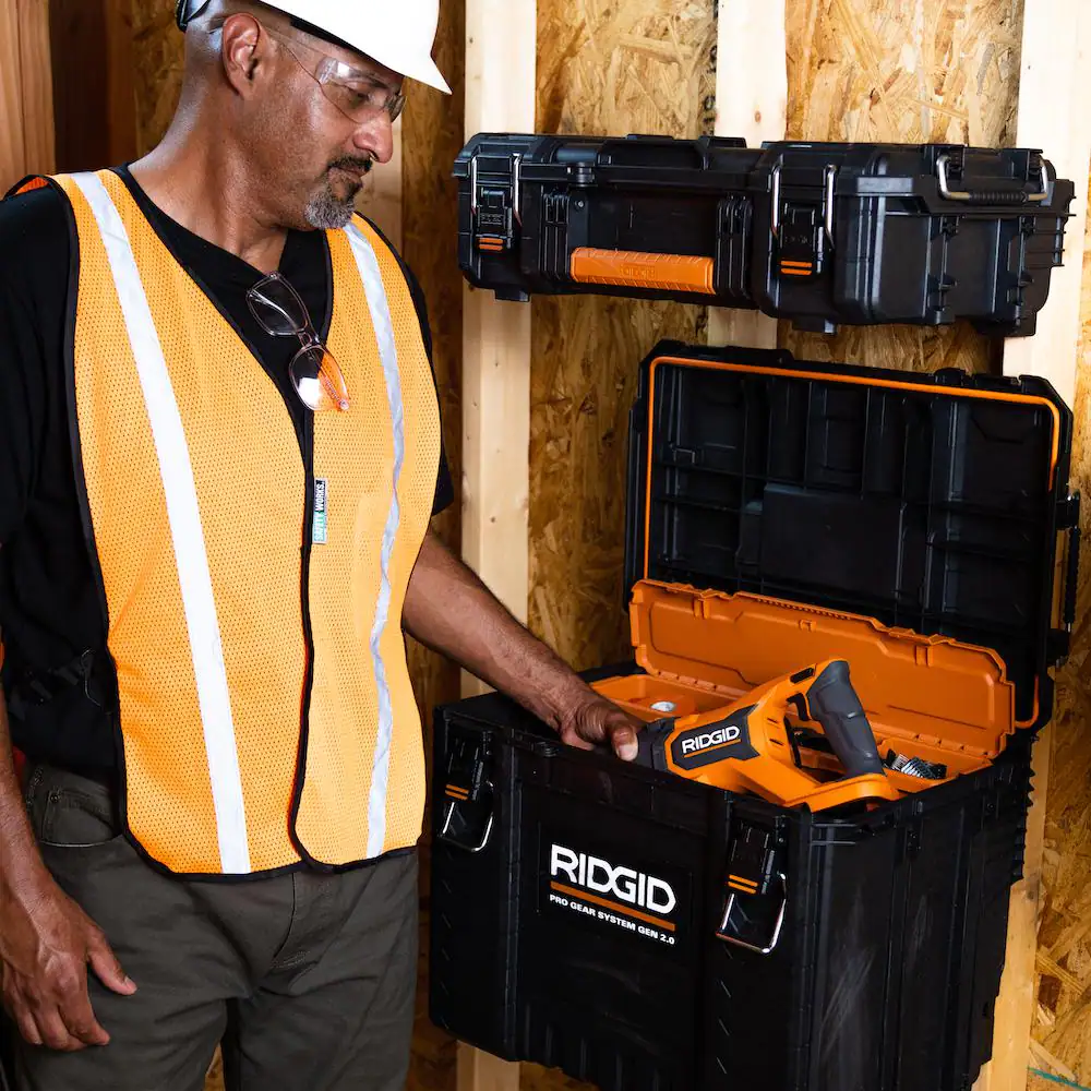 RIDGID 254073 2.0 Pro Gear System 22 in. XL Tool Box Storage and Organizer