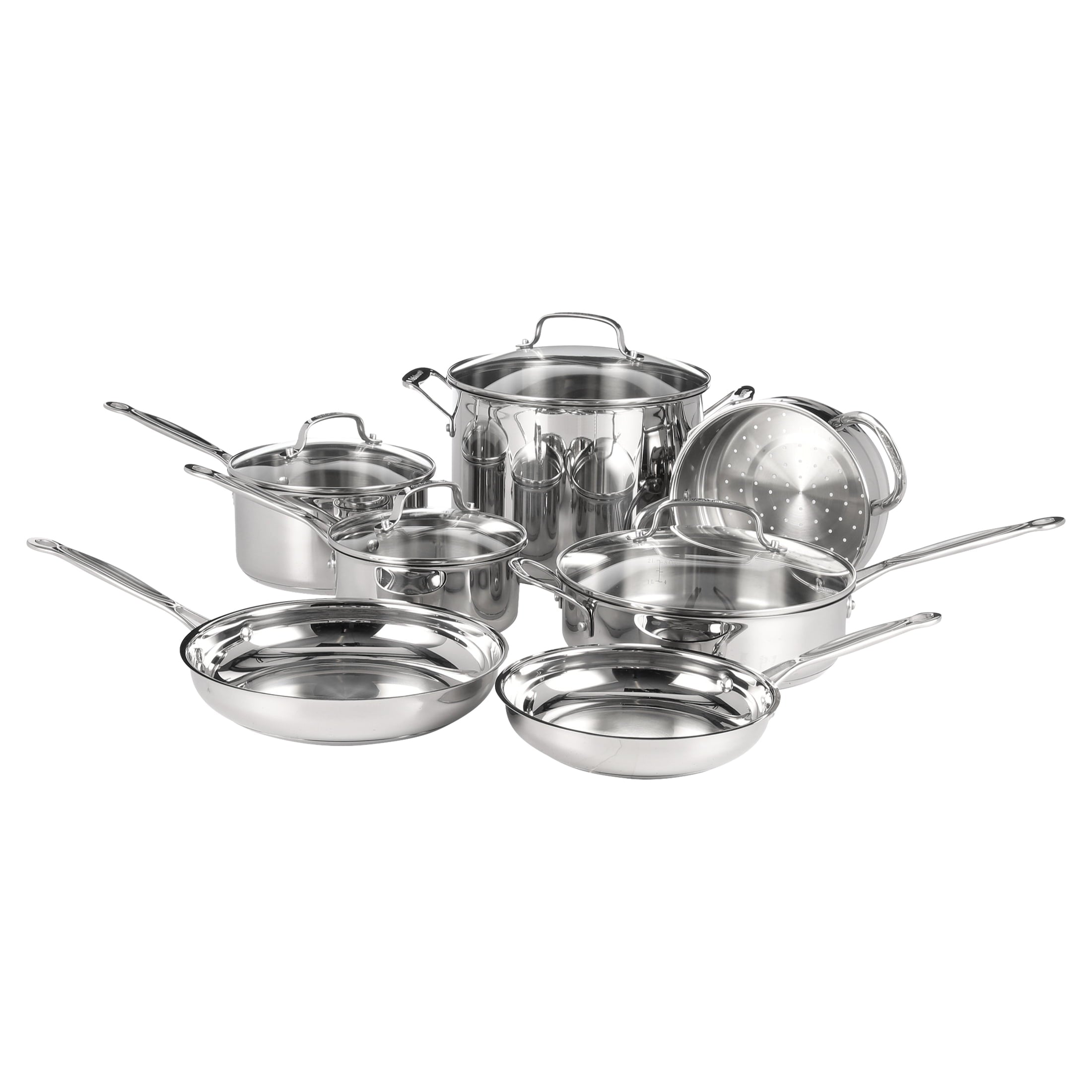 Cuisinart Chef's Classic Stainless Steel 11 Piece Cookware Set (77-11G)