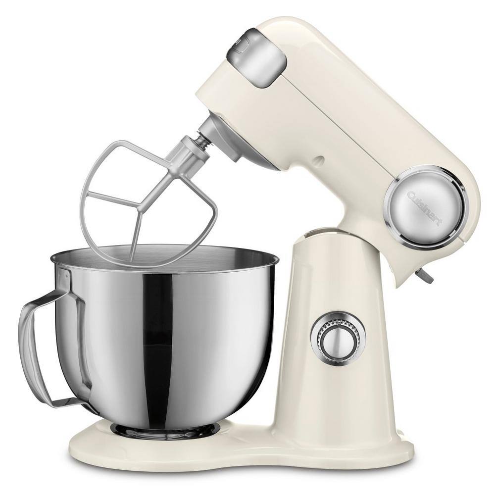 Cuisinart Precision Master 5.5 Qt. 12-Speed Coconut Cream Stand Mixer with Attachments SM-50CRM