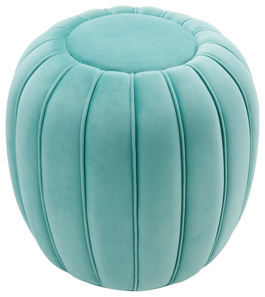 Celebrate Channel Tufted Performance Velvet Ottoman   Contemporary   Footstools And Ottomans   by Modway  Houzz